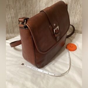 Small leather shoulder bag